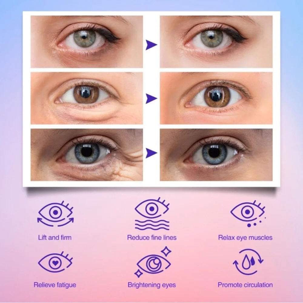 Under Eyes Red Light Massager Glasses Microcurrent Beauty Device